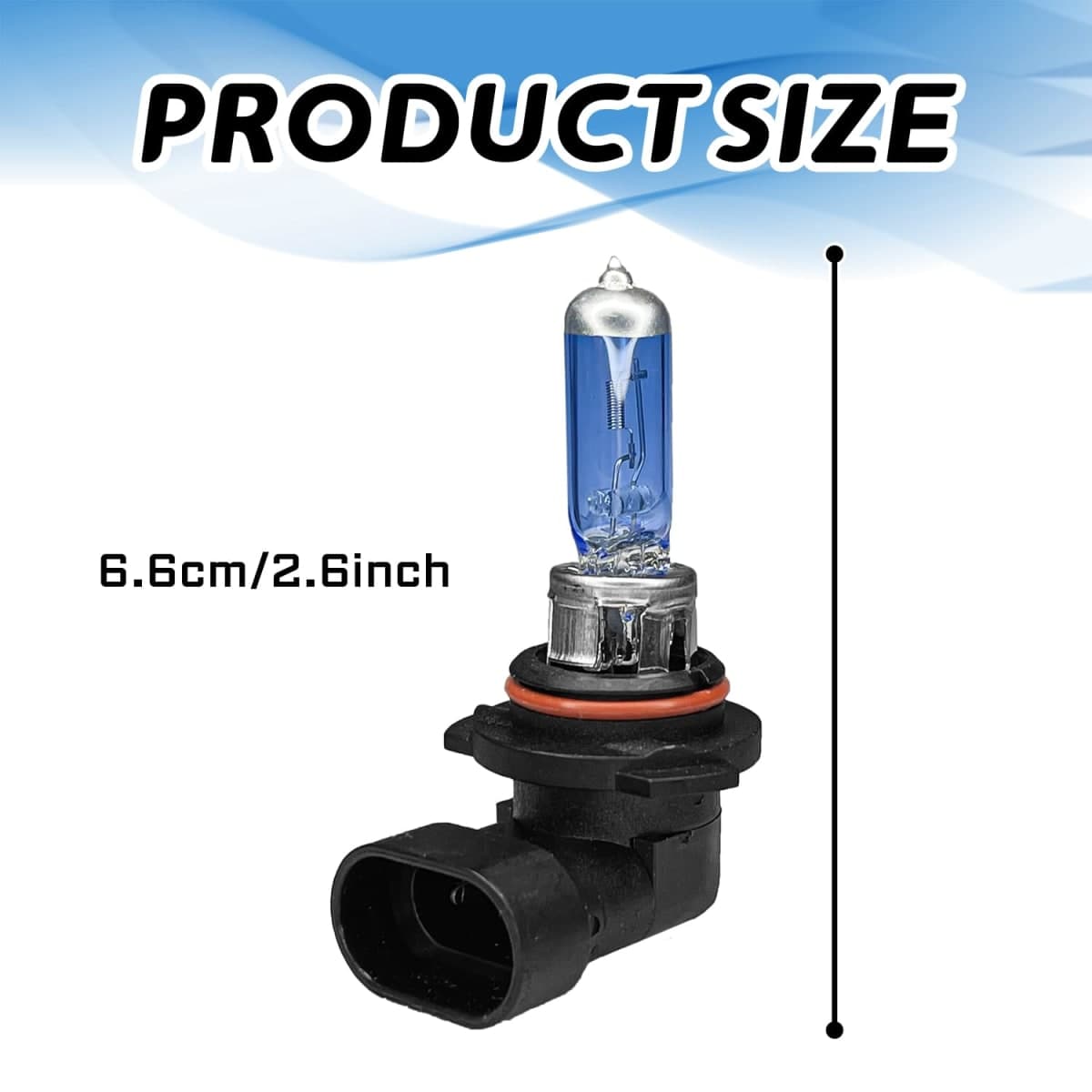 SamWinGear 9006 Headlight Bulb 9006 Halogen Head Light Bulbs, Ultra White Halogen Headlight Bulb 12V 100W High Beam Low Beam Fog Light Bulbs, Universal Light Lamp for Most Cars, Trucks, SUVs (9006) thumbnail 2