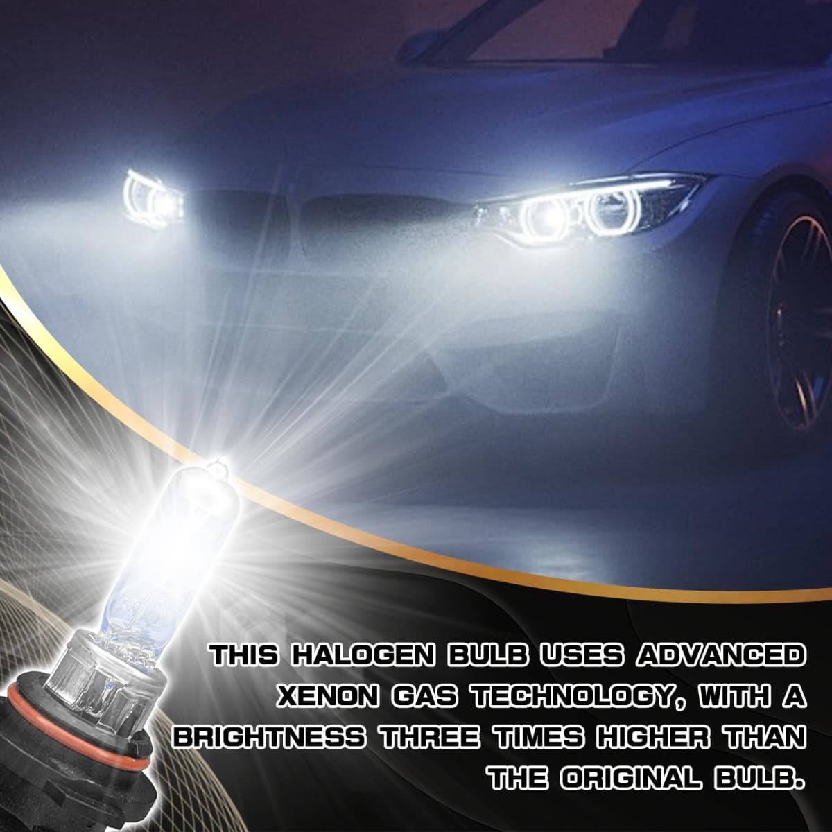 SamWinGear 9006 Headlight Bulb 9006 Halogen Head Light Bulbs, Ultra White Halogen Headlight Bulb 12V 100W High Beam Low Beam Fog Light Bulbs, Universal Light Lamp for Most Cars, Trucks, SUVs (9006) thumbnail 5