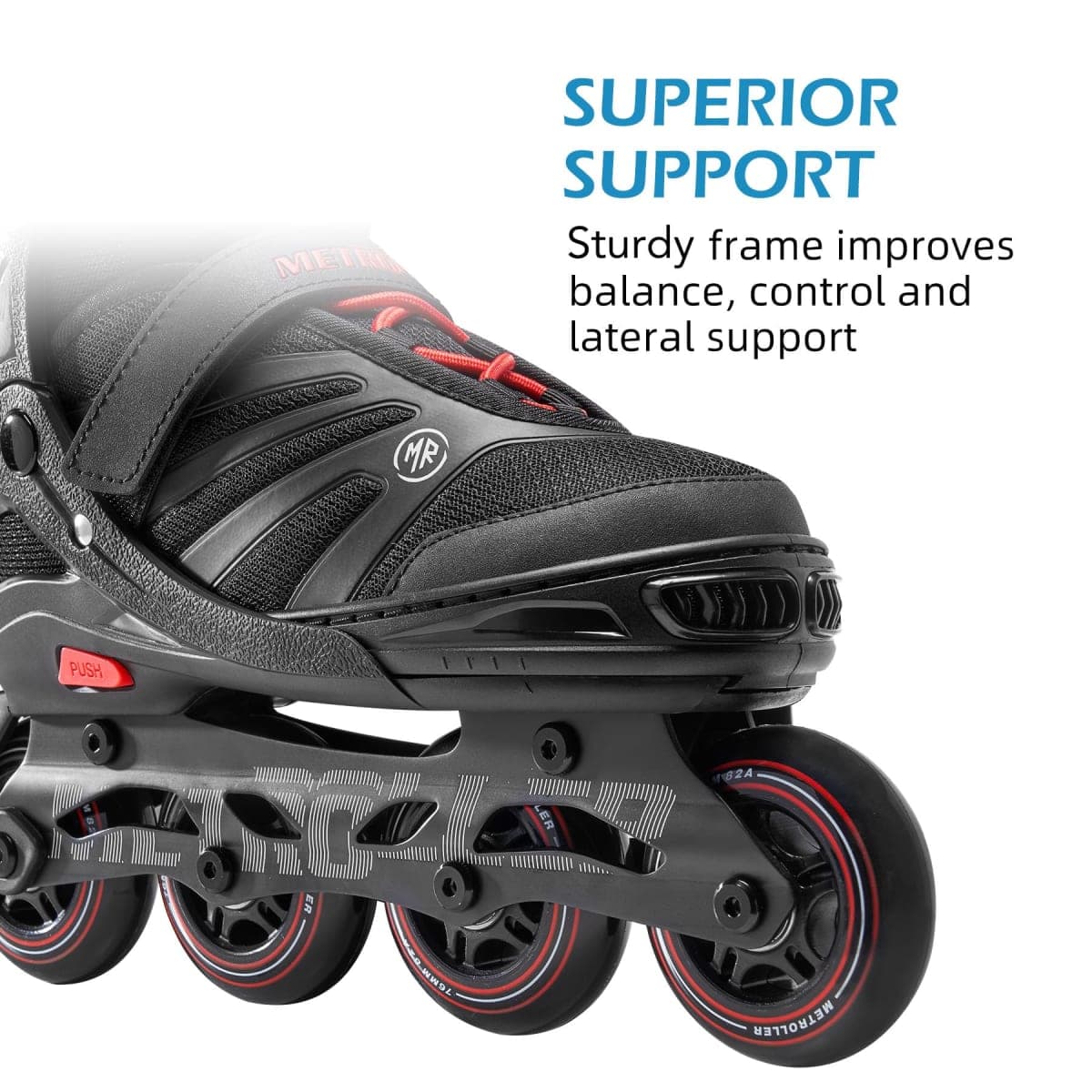 METROLLER Women Inline Skates Men Skates for Adult Female Male Adjustable Inline for Teens Boys and Girls thumbnail 2