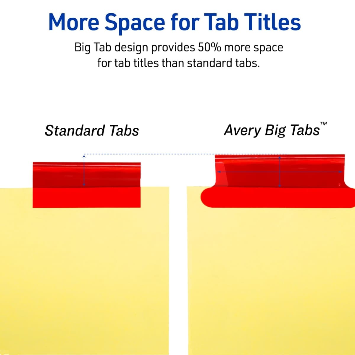 Avery Big Tab Insertable Dividers, 8-Tab Set (11111) thumbnail 4