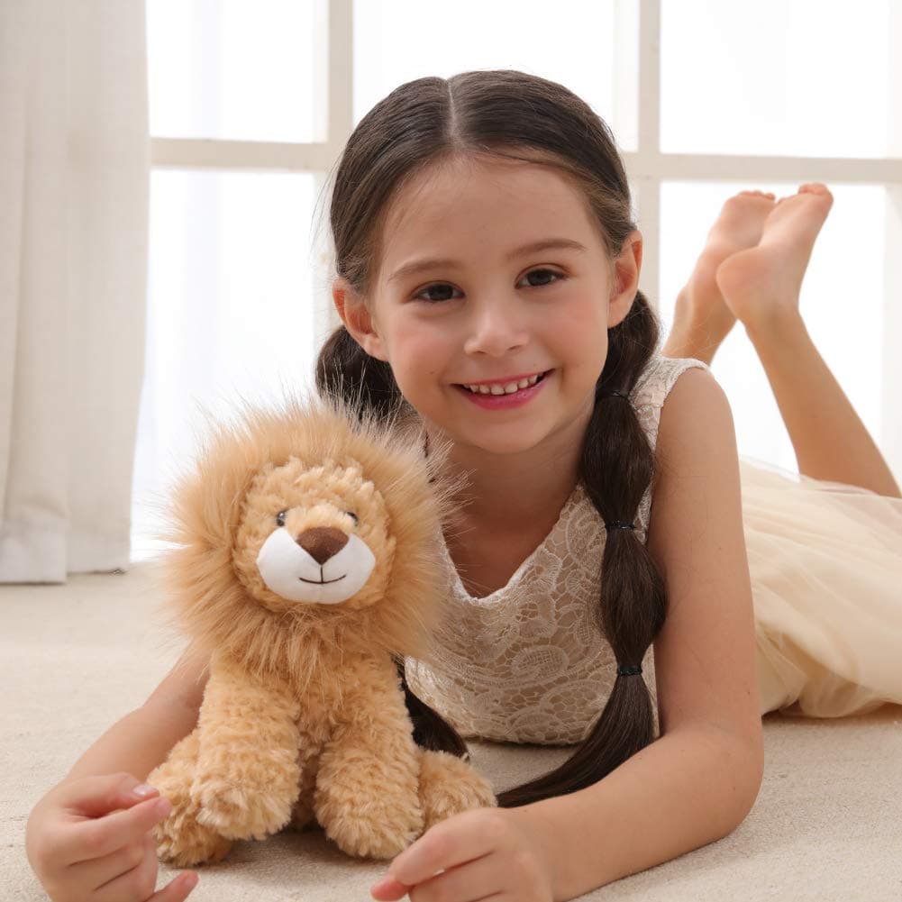 Apricot Lamb Toys Plush Yellow Plush Lion Stuffed Animal Soft Cuddly Perfect for Child (Yellow Lion, 8 Inches) thumbnail 3