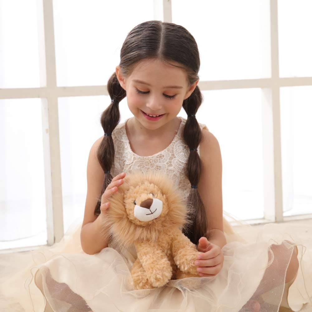 Apricot Lamb Toys Plush Yellow Plush Lion Stuffed Animal Soft Cuddly Perfect for Child (Yellow Lion, 8 Inches) thumbnail 5