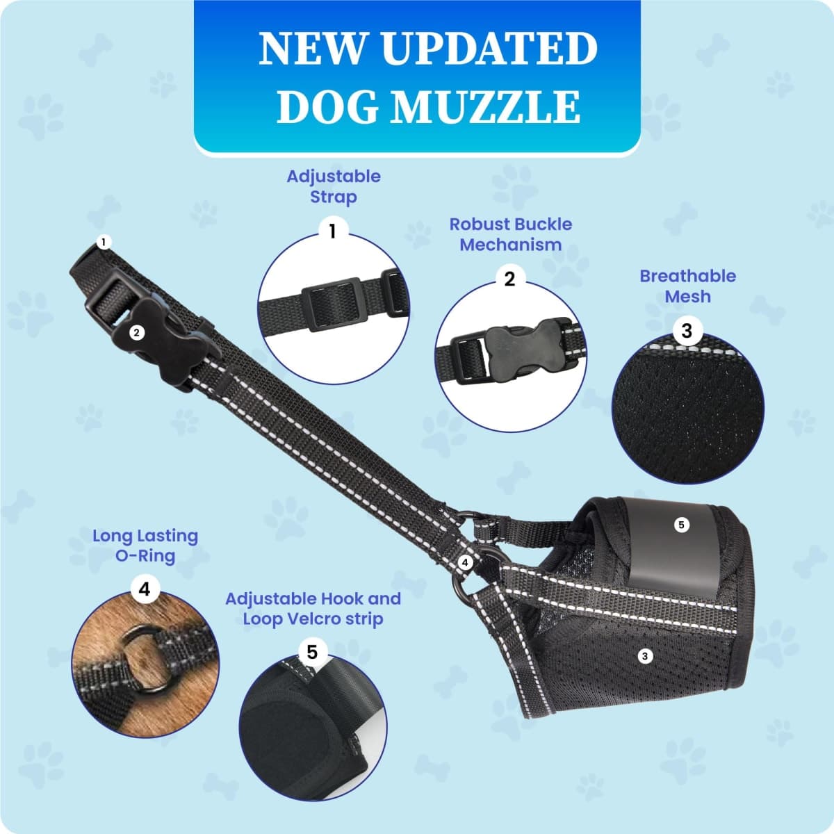 Dog Muzzle for Small Dogs thumbnail 5