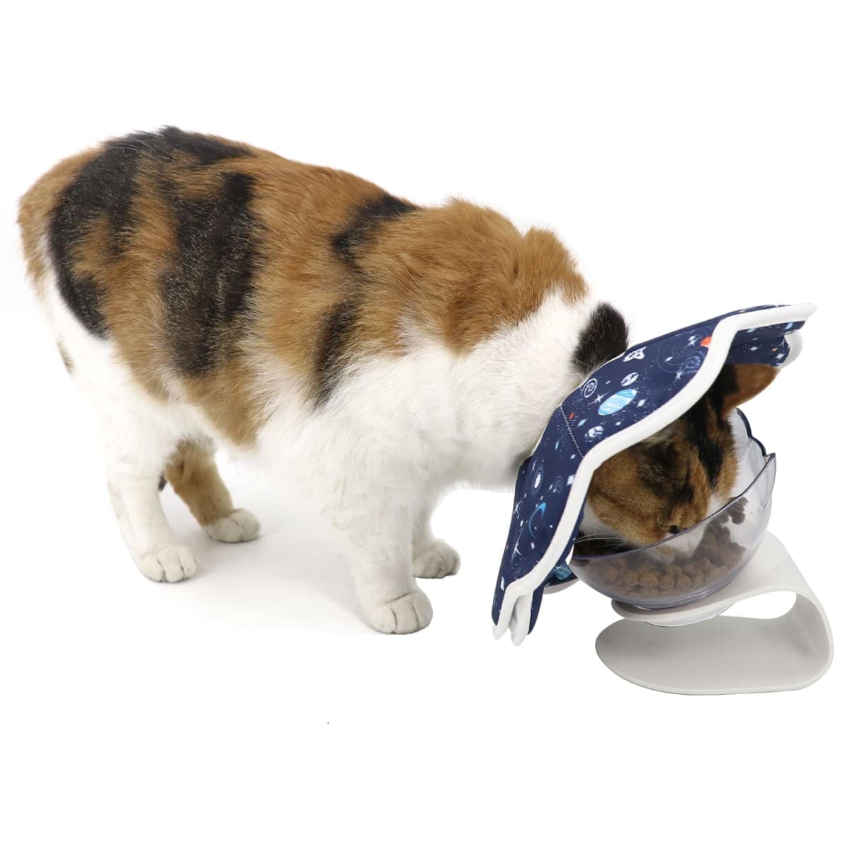 QIYADIN Soft Cat Cone, Adjustable Cat Recovery Collar After Surgery to Prevent Licking Wound, Protective Cat Neck Cone, Comfortable Pet Elizabethan Collar for Cats Kittens and Puppies (Medium) thumbnail 5