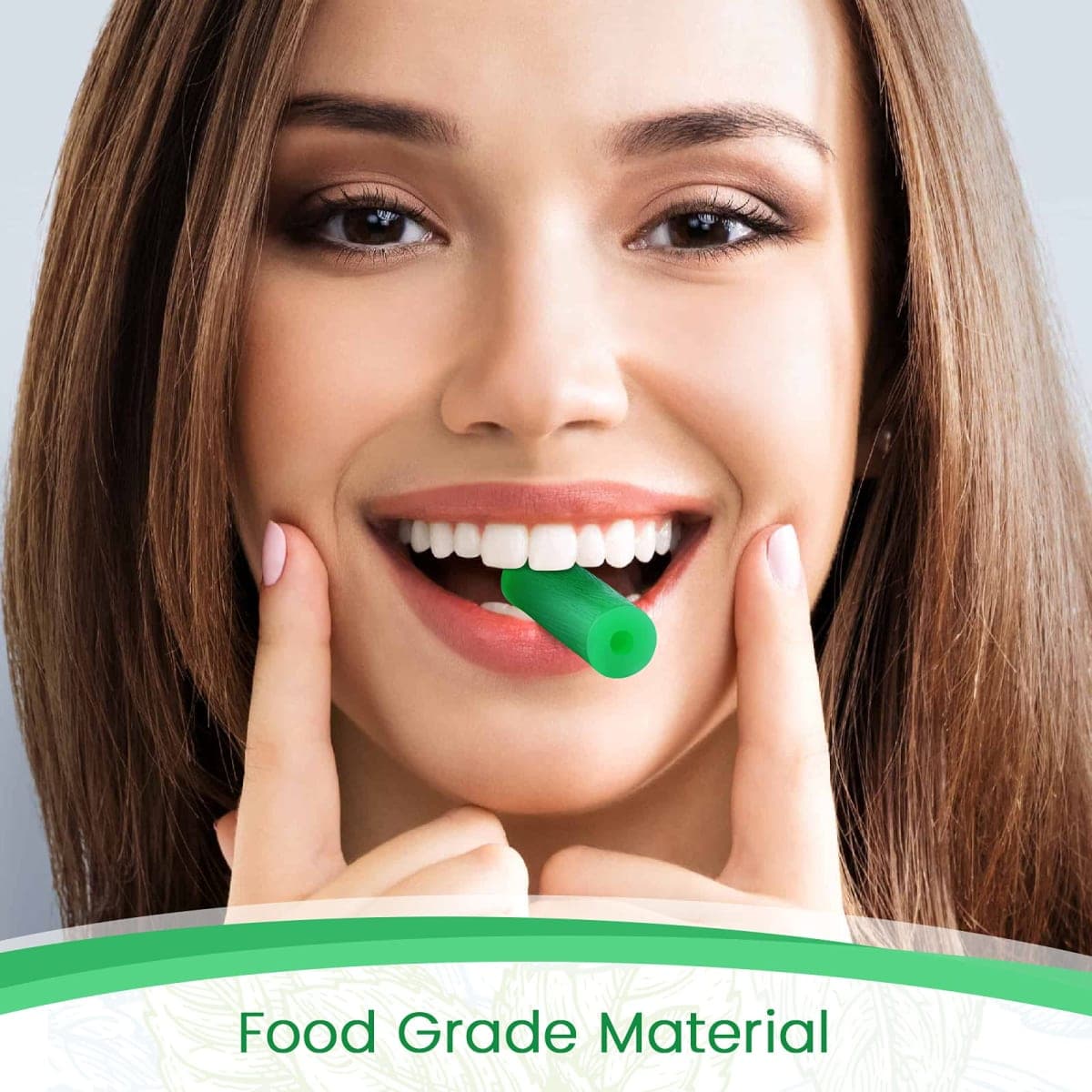 Aligner Chewies for Invisalign Aligners- 20 Chewies and 2 Removal Tools (Medical-grade Silicone, Mint Scented) thumbnail 2