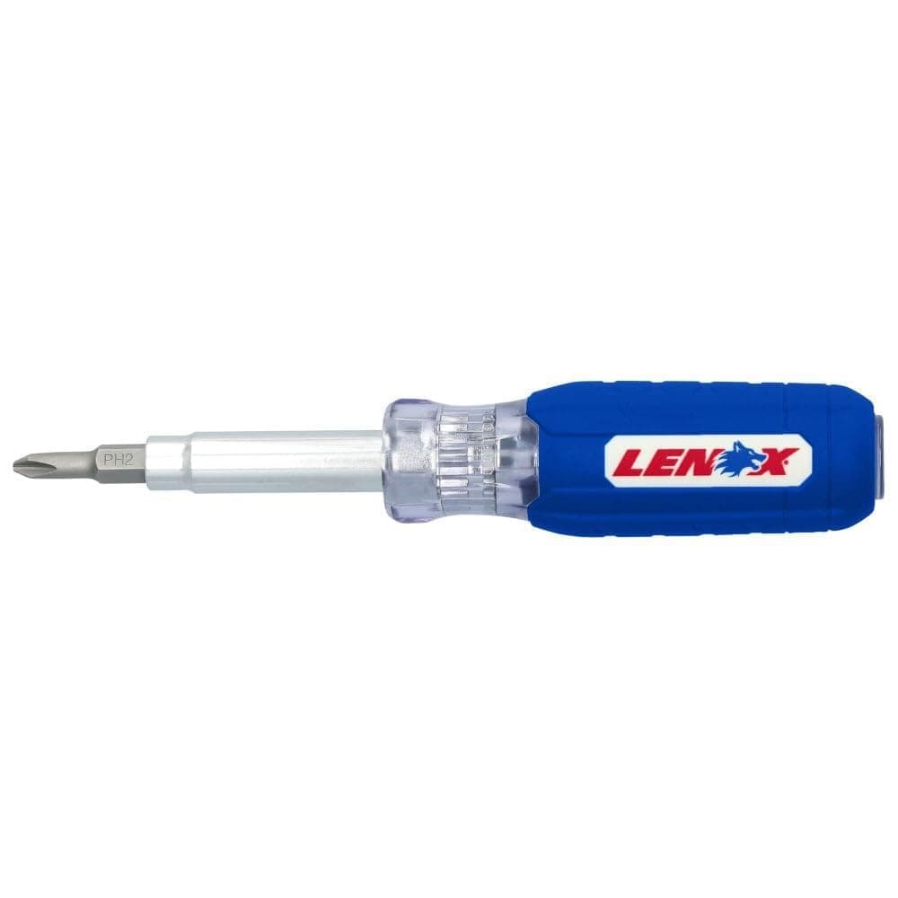 LENOX TOOLS Screwdriver / Nut Driver Set, 6-in-1 Multi-Bit Srewdriver (23931)