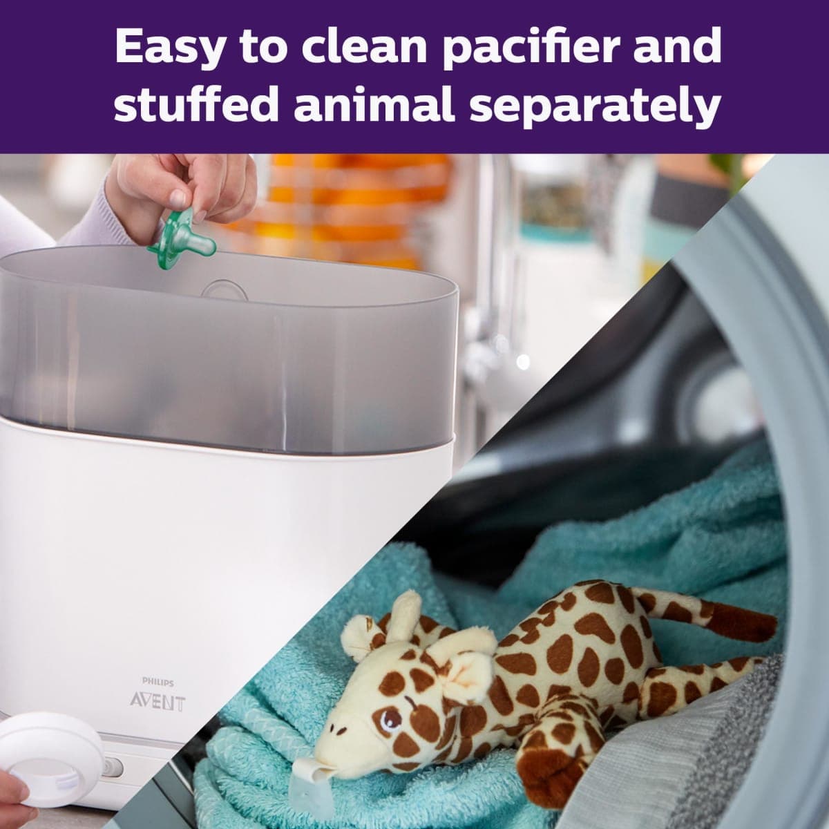Philips Avent Soothie Snuggle, 0m+, Elephant, SCF347/03 thumbnail 4