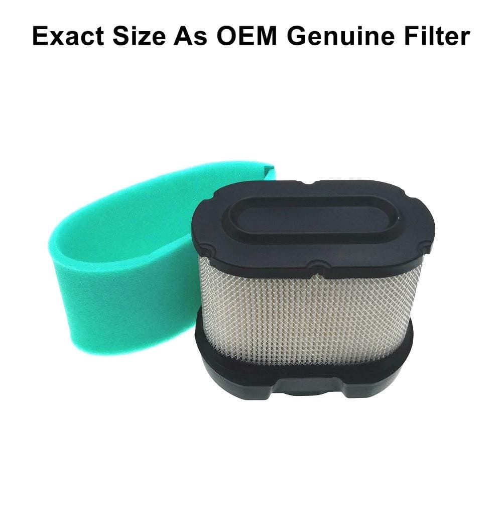 MOWFILL 2 Pack 792105 Air Filter Replace for Briggs Stratton 276890, 4233, 5405, 5405H, 5405K, 593240, 798748 OEM Air Cleaner Cartridge with 792303 Pre Filter Fits Lawn Mower Air Cleaner Element thumbnail 3