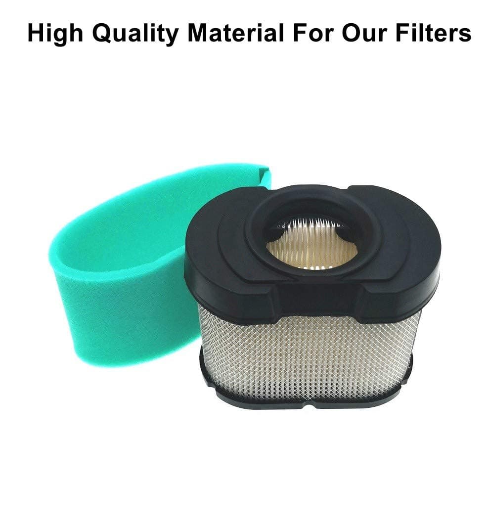 MOWFILL 2 Pack 792105 Air Filter Replace for Briggs Stratton 276890, 4233, 5405, 5405H, 5405K, 593240, 798748 OEM Air Cleaner Cartridge with 792303 Pre Filter Fits Lawn Mower Air Cleaner Element thumbnail 4