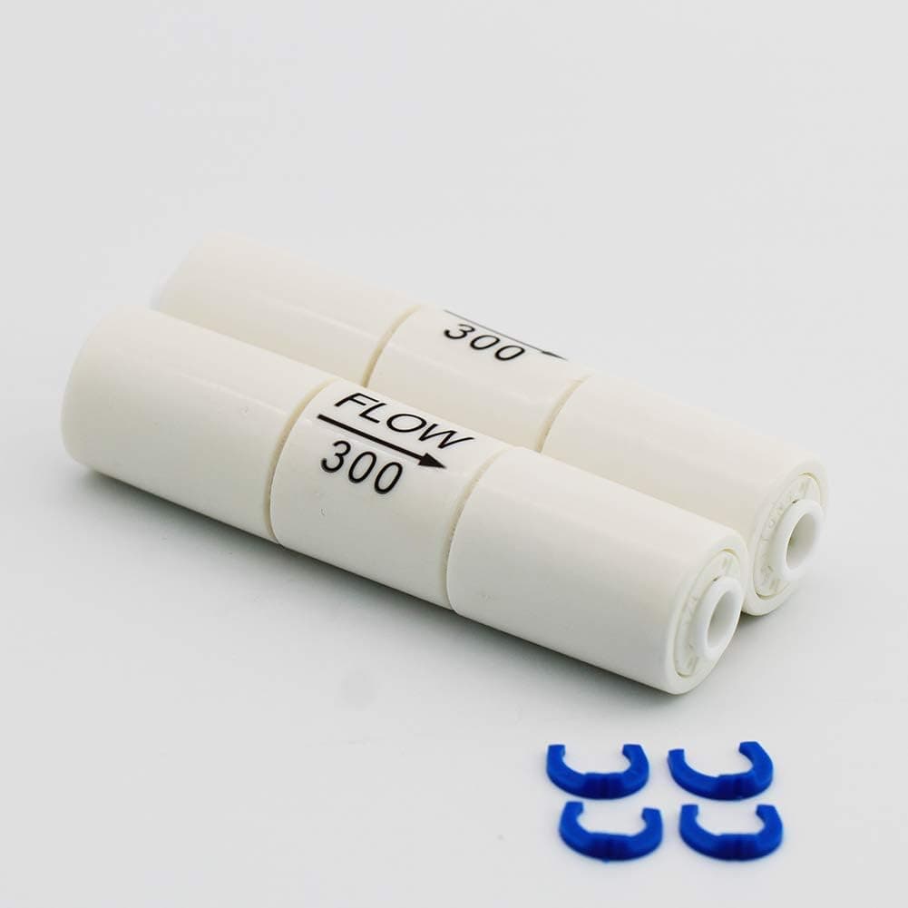 TmallTech 50GPD Flow Restrictor 300CC 1/4" Quick Connect for RO Reverse Osmosis (pack of 2) thumbnail 2