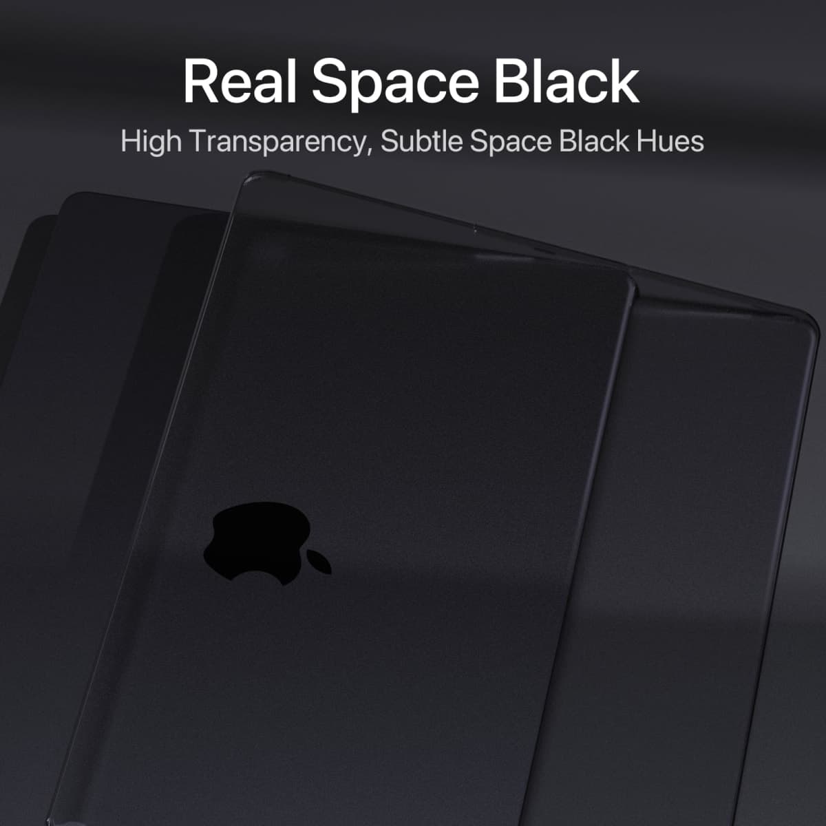 soonjet Compatible for MacBook Pro 16 inch Case 2026 2024-2021 M5 M4-M1 Pro/Max [100% Match Original Color] [Scientific Slim] Hard Case Cover for Laptop - Space Black Clear thumbnail 4
