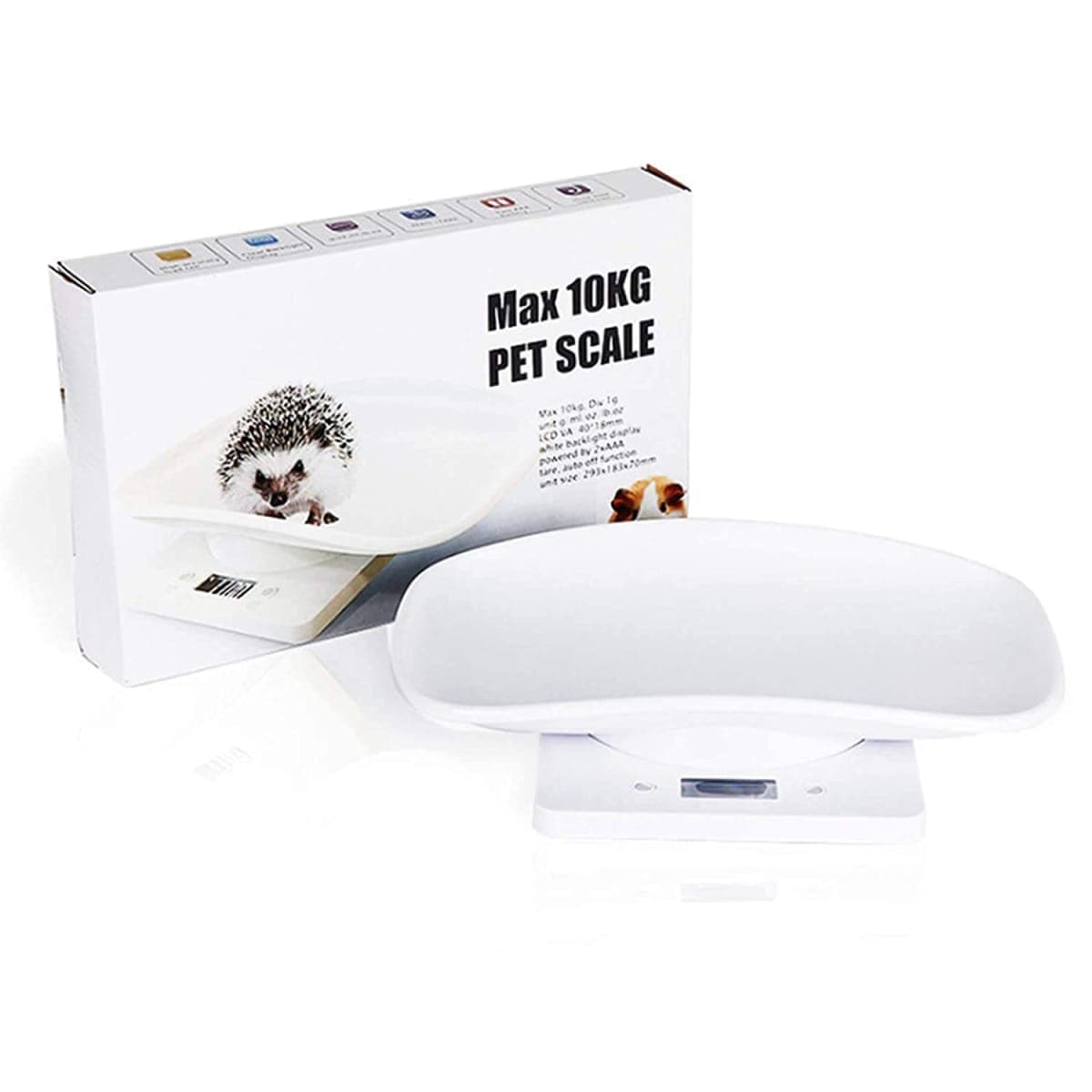 Digital Pet Scale Multi-Function Food Weight Scale, Smart Small Baby Pet Dog Cat Scale 22 Pound (lbs) Capacity, Accurate Digital Scale for Baby Food Accurately/Puppy/Cat/Small Animals (1) — image 1