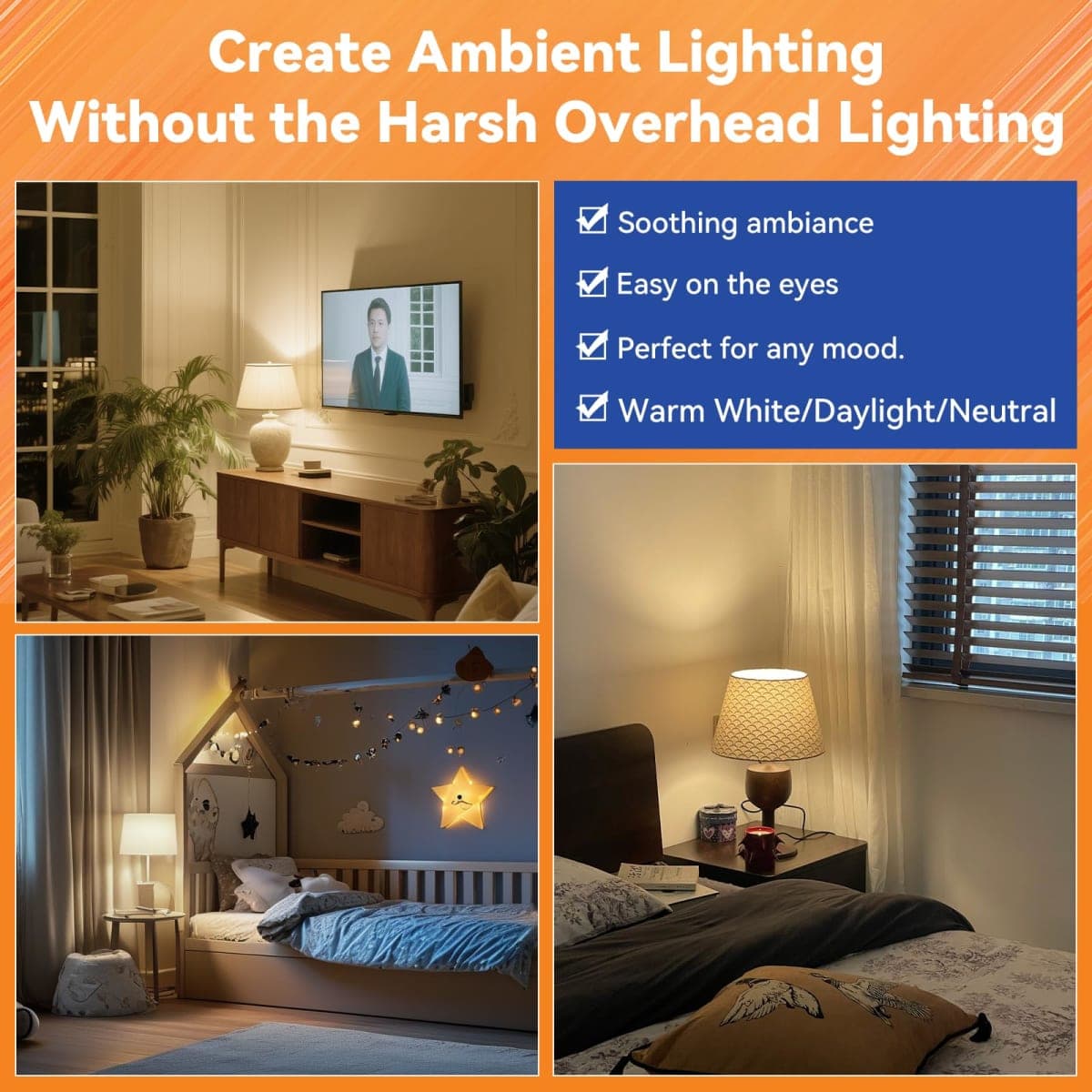 Neporal MagixPro Remote Rechargeable Light Bulbs, USB & Socket Charging, 1800mAh Battery, Dimmable LED Bulb for Hardwired Non-Wired Lamps Sconces, Touch+Remote Control, Wall Switch Compatible, 2 Pack thumbnail 4