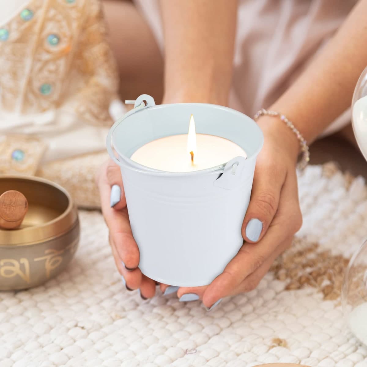 Didaey Mini Metal Buckets with Handles Galvanized Buckets 3.15 Inch Mini Container Pails for Metal Tin Plant Holder Pail for Wedding Decoration Party Favor(White,28 Pcs) thumbnail 5