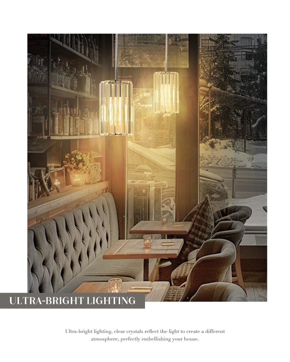 Cargifak Polished Gold Chandelier, 4-Tier Crystal Pendant Light fixtures, Vintage Hanging Light, Chandeliers for Dining Room Kitchen Island Bedroom Entryway, CC4215-3W-PG thumbnail 4
