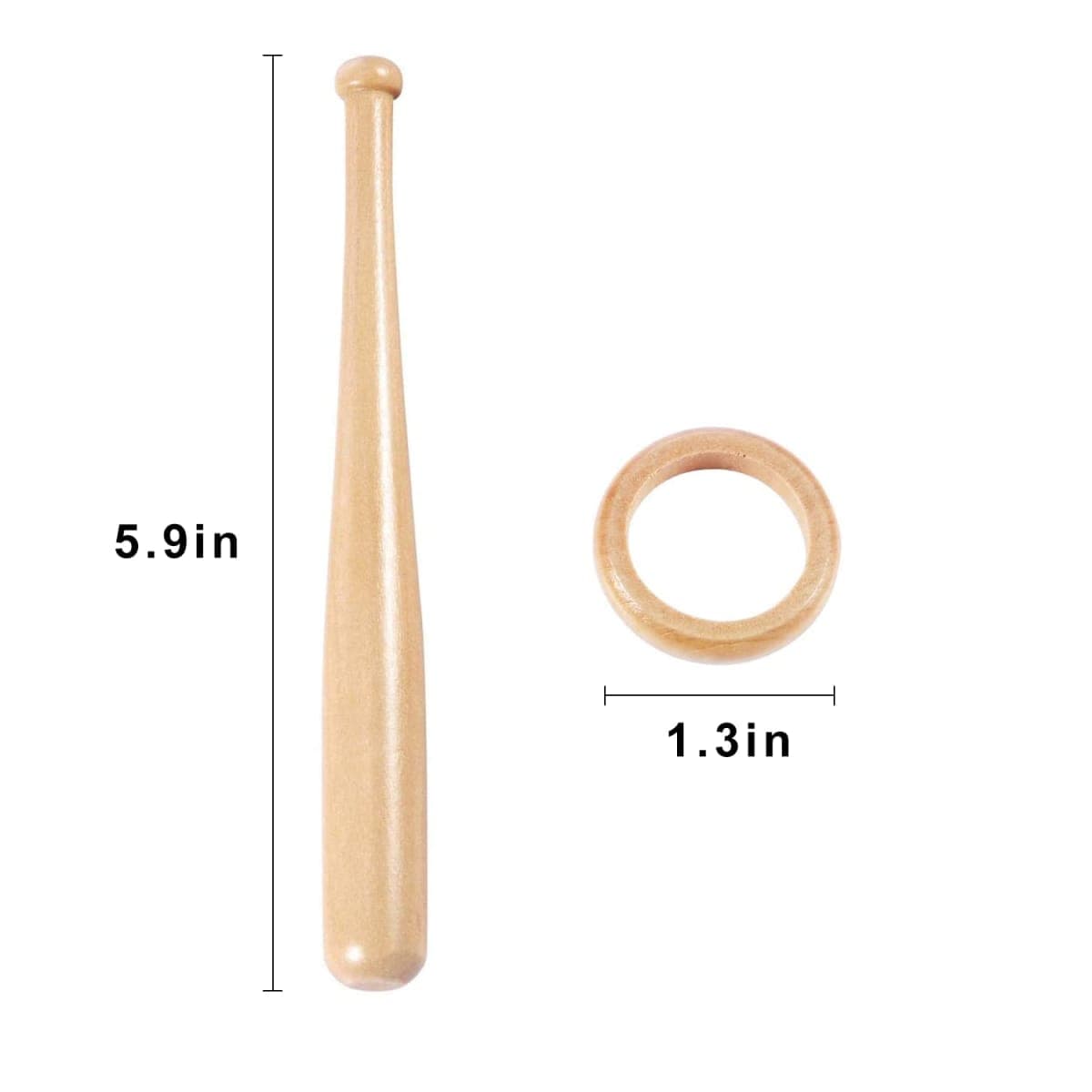 Baseball Stand Baseball Holders, Baseball Display Case for Balls Display Wooden Baseball Bat Display Stand Holder Display Baseball Centerpieces for Tables for Kids and Sports Lover (2) thumbnail 2