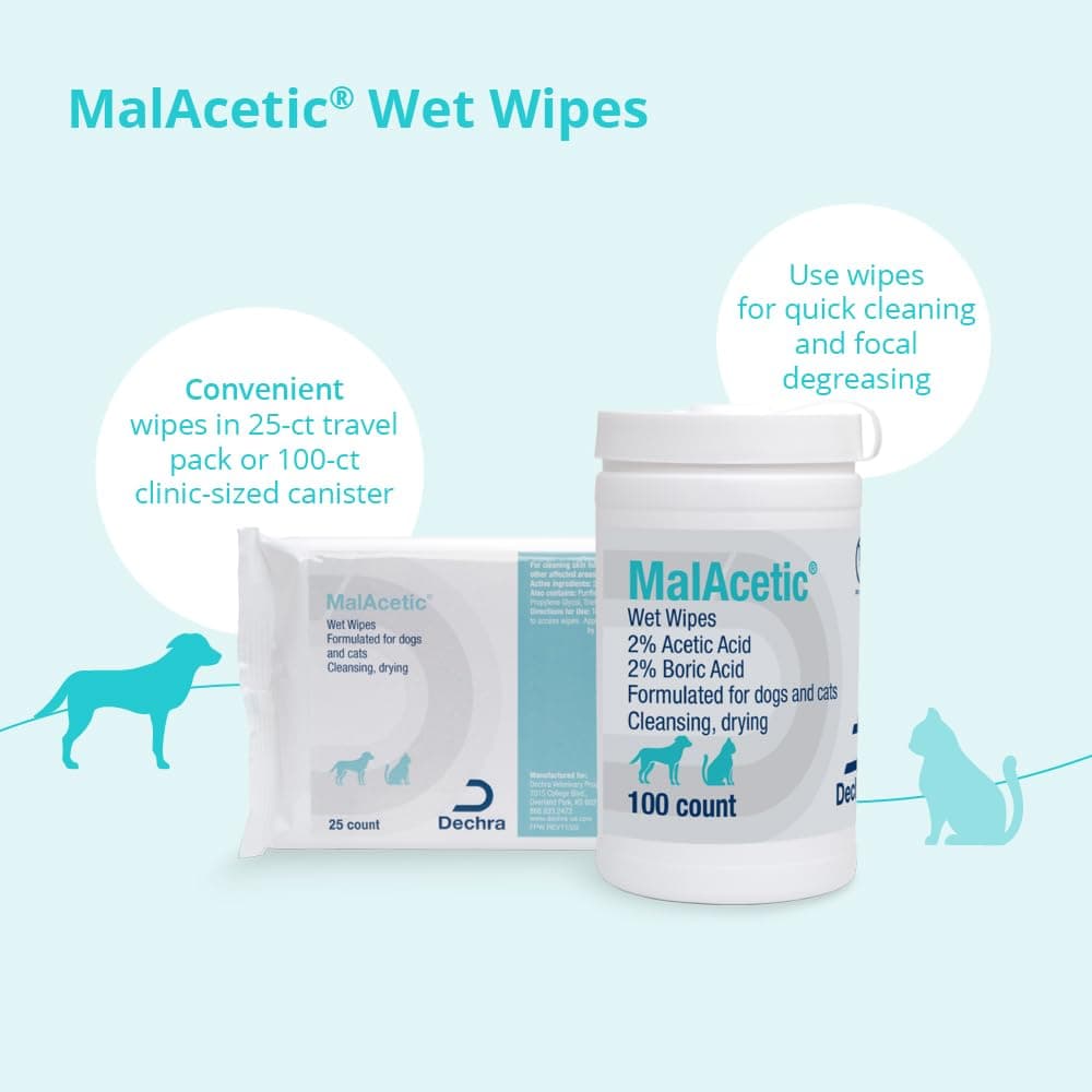 MalAcetic Wet Wipes for Dogs and Cats 100 Count thumbnail 5