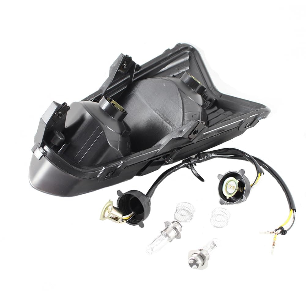 NEOCHIAEVO Motorcycle 12V/25W Dual Twin Headlights Headlamp Assembly Fit for Suzuki ATV 2003-2008 Quadsport LT-Z400 LT-Z400Z, for Kawasaki 2003-2006 KFX400 KSF400 thumbnail 4