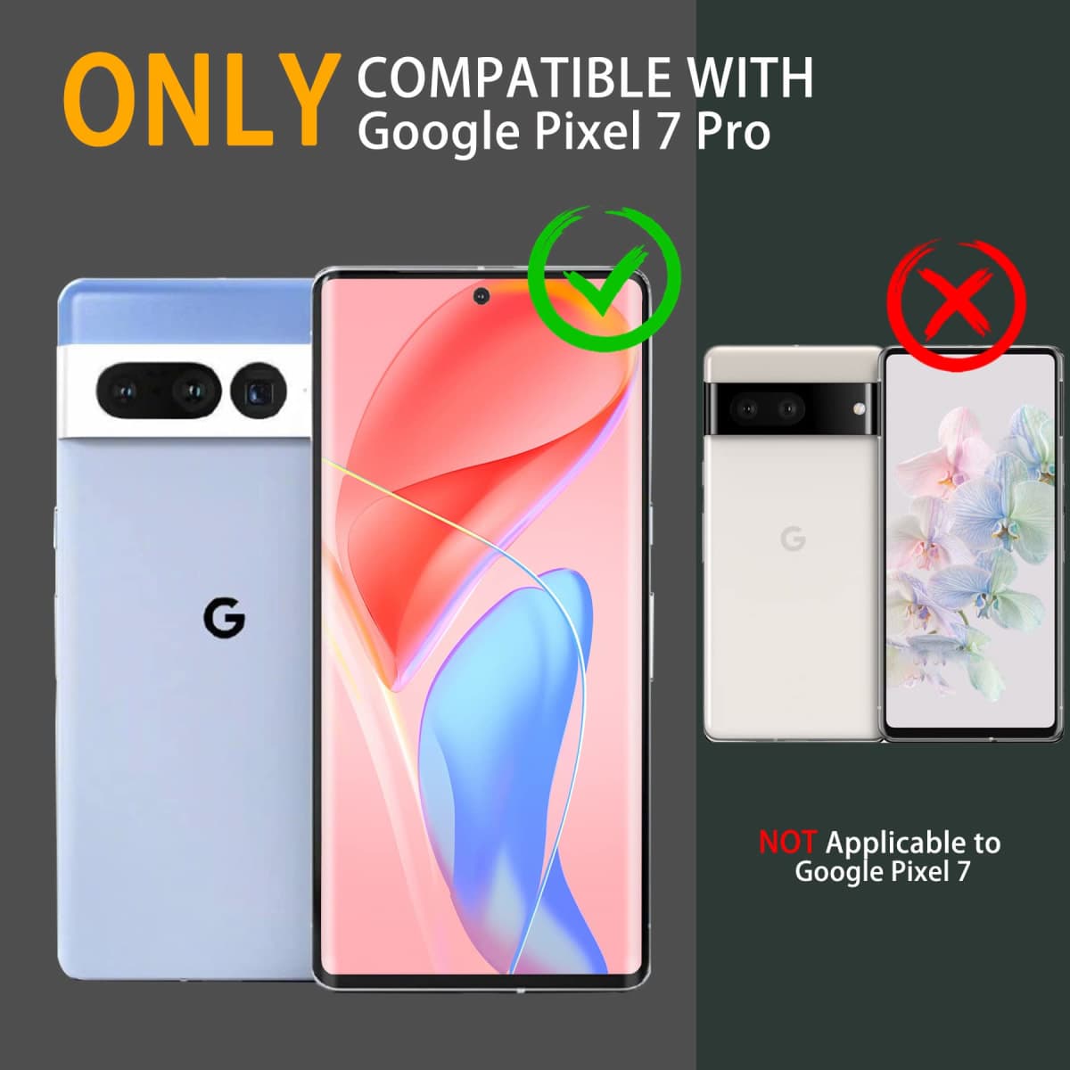 DUOPAL for Google Pixel 7 Pro Case,Military Grade Protection Shockproof Case Built-in Kickstand Compatible with Google 7 Pro Phone 6.7 Inch (Black) thumbnail 2