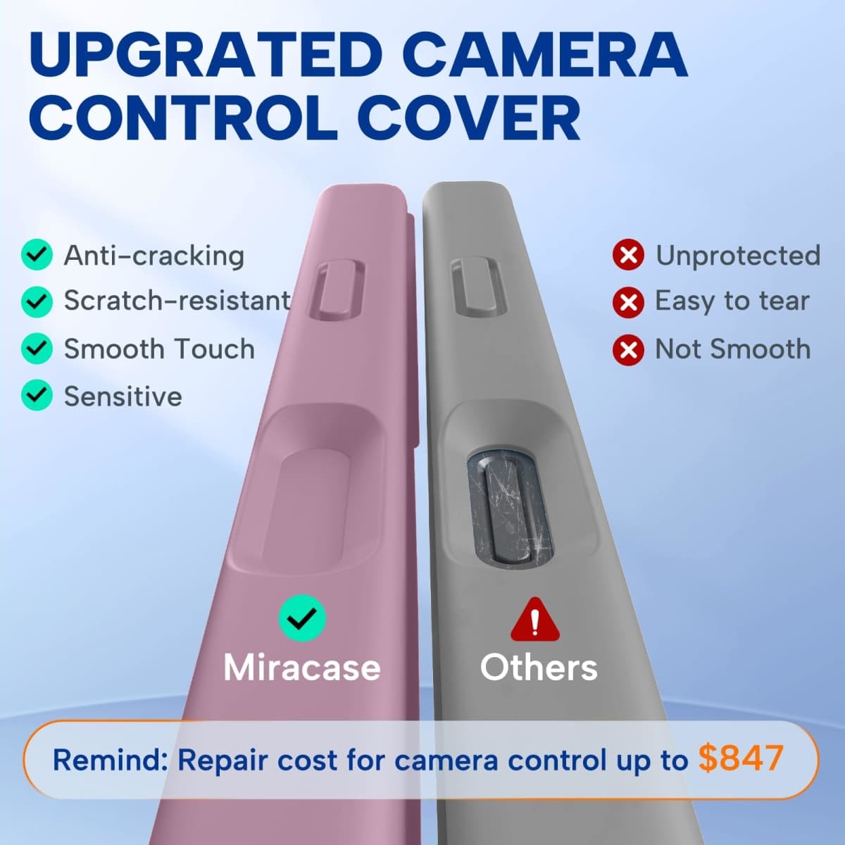 Miracase Magnetic for iPhone 17 Pro Max Case, Compatible with MagSafe, Integrated Silicone Camera Control Cover, 3.0mm Thicken Shockproof Drop Protection Phone Case for 17 ProMax, Blackcurrant thumbnail 2