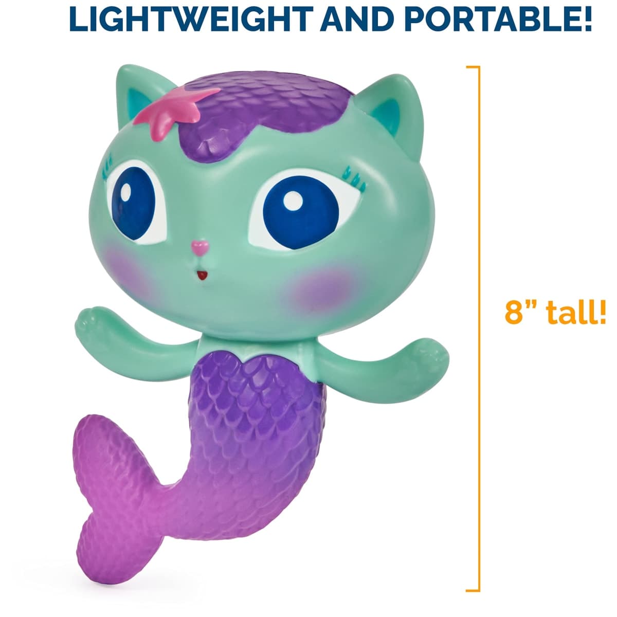 Swimways Gabby’s Dollhouse Mercat Floatin' Figures, Swimming Pool Accessories & Kids Pool Toys, Gabby's Dollhouse Party Supplies & Water Toys for Kids Aged 3 & Up thumbnail 4