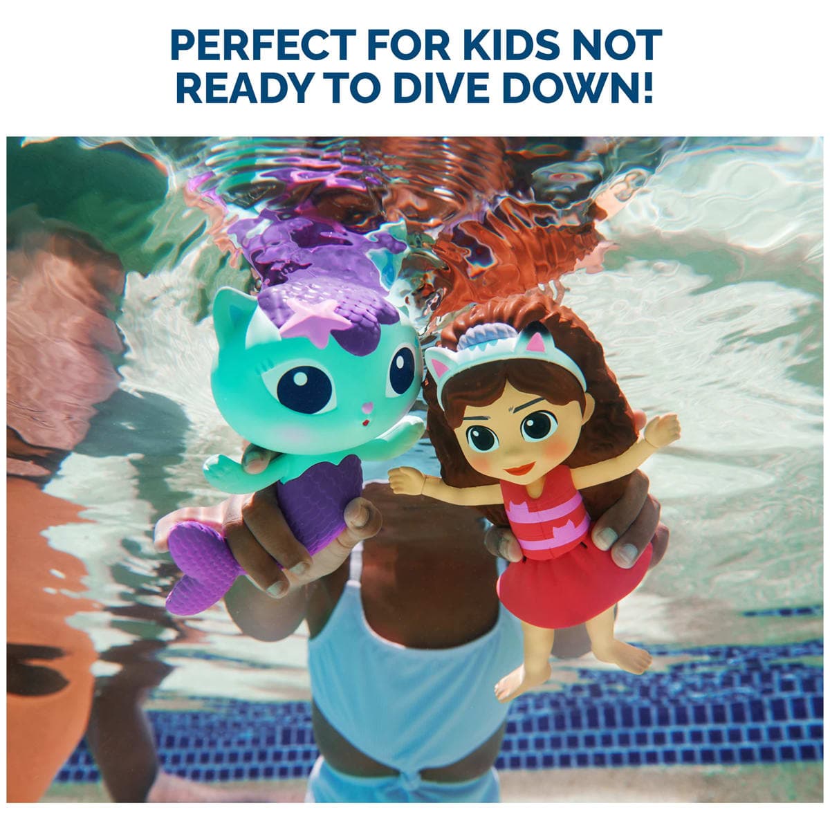 Swimways Gabby’s Dollhouse Mercat Floatin' Figures, Swimming Pool Accessories & Kids Pool Toys, Gabby's Dollhouse Party Supplies & Water Toys for Kids Aged 3 & Up thumbnail 5
