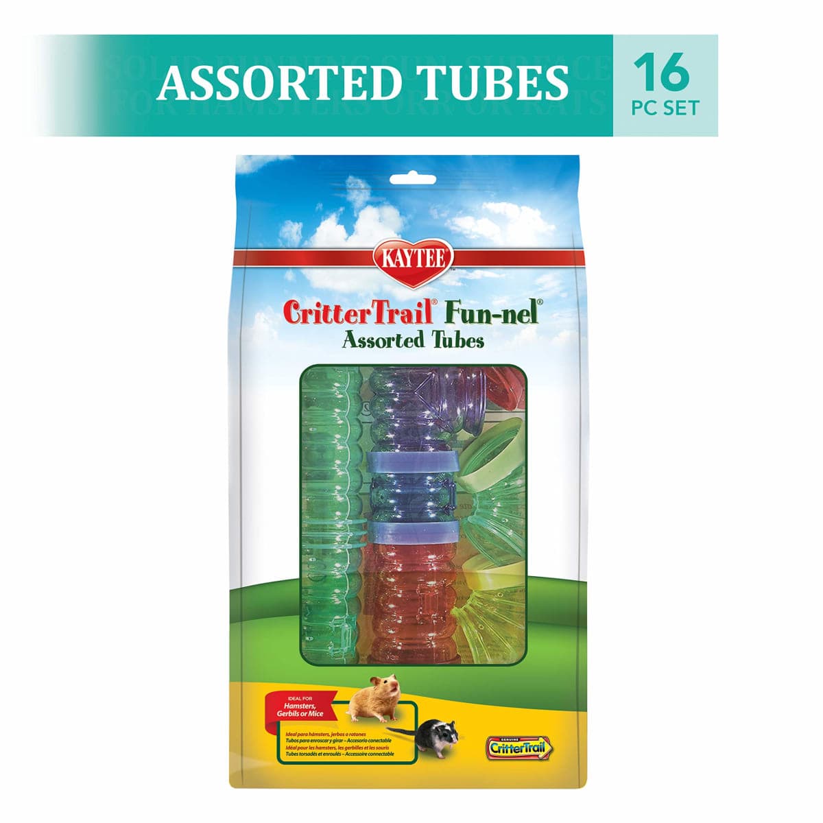 Kaytee CritterTrail Fun-nels Assorted Tubes thumbnail 3