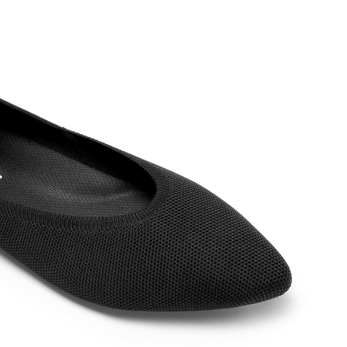 DREAM PAIRS Pointed Toe Flats for Women, Comfortable Dressy Knit Ballet Flats with Arch Support, Women's Dress Shoes for Work Office Business Casual Travel, Black, 7.5 thumbnail 5