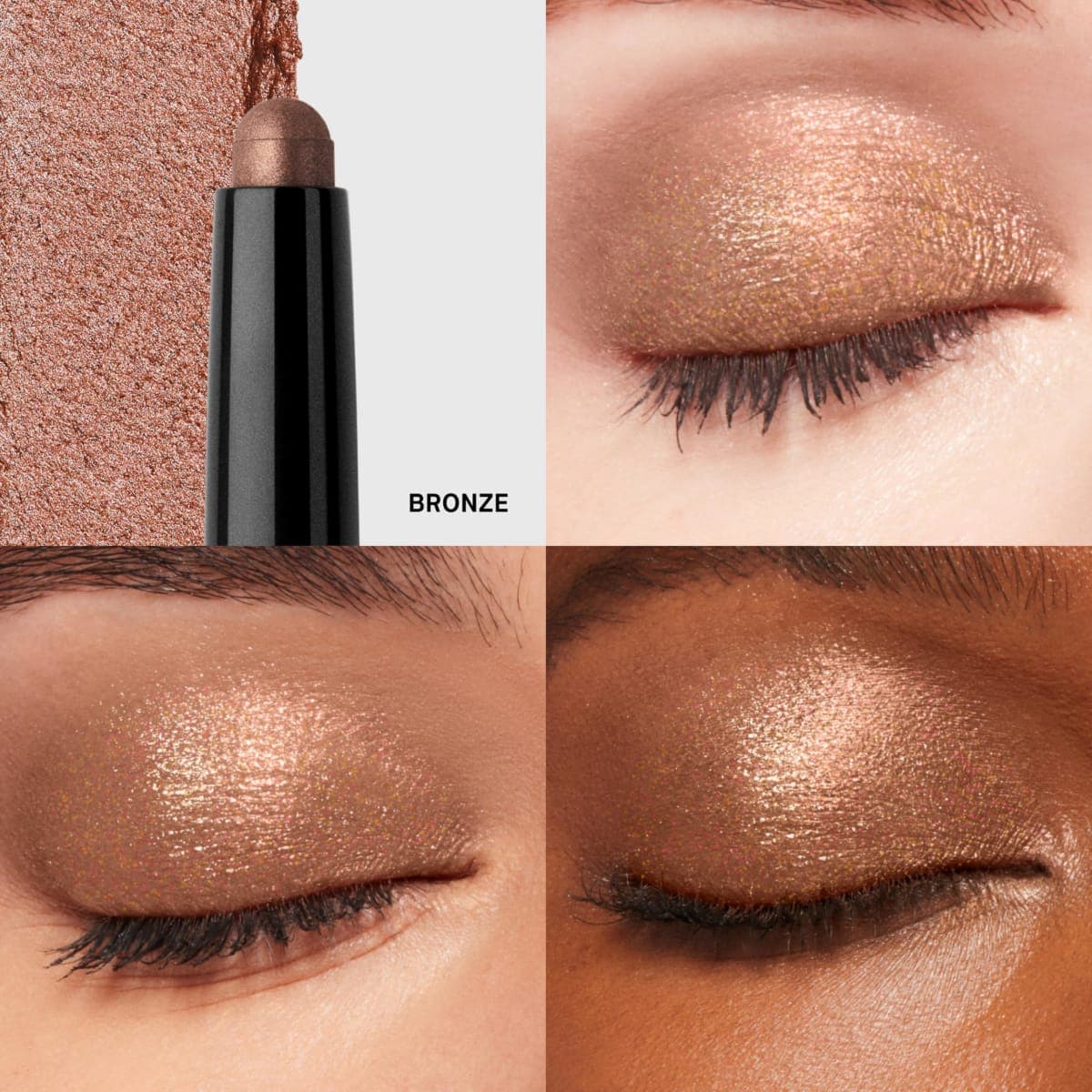 Bobbi Brown Long-Wear Cream Shadow Stick | 24-Hour Eyeshadow Stick | High-Pigment, Buildable Shades with Three Finishes, 1.4 g, Bronze thumbnail 4