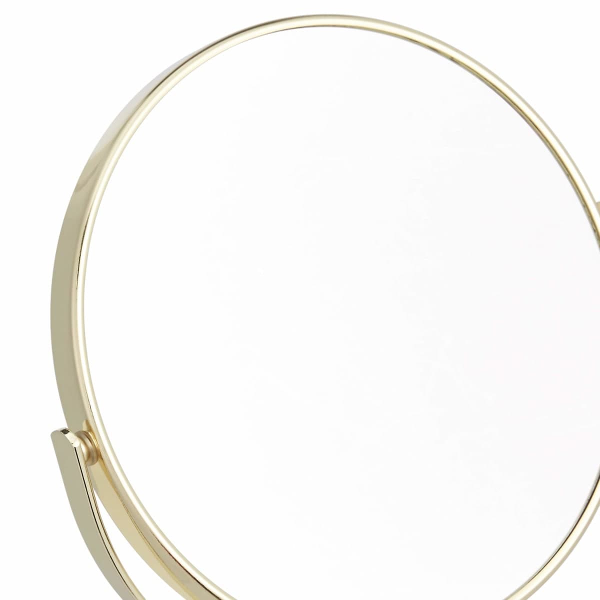 Amazon Basics Vanity Mirror - 1X/5X Magnification, Gold thumbnail 2