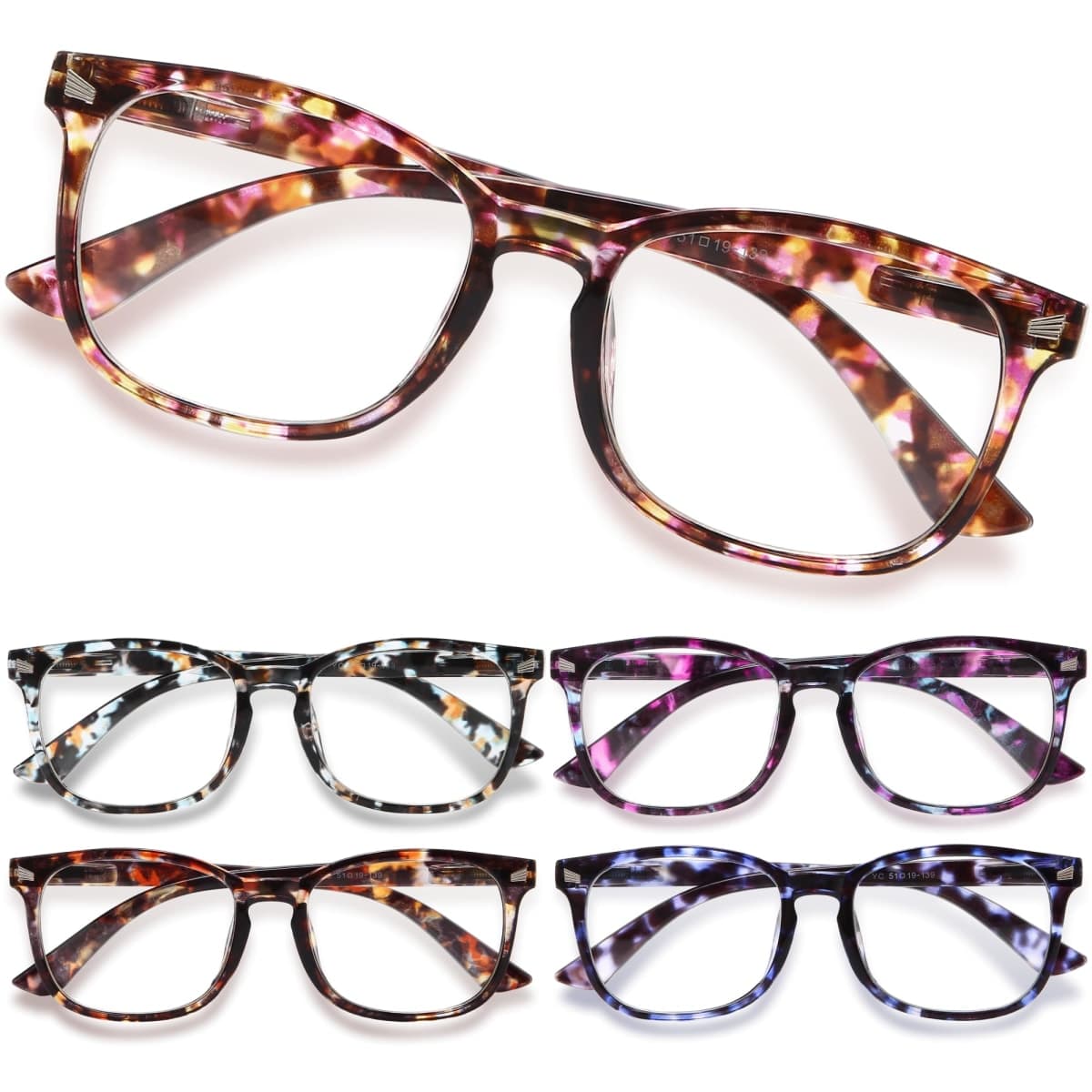 CCVOO Reading Glasses for Women/Men, Eyeglasses, Blue Light Readers for Women/Men, Computer Eye Glasses, Cheaters — image 1