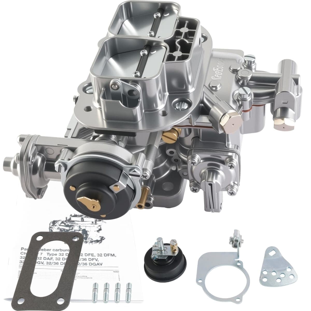 Replacement Weber 32/36 DGV DGEV Electric Choke 2 BBL Carburetor For Toyota Pickup Celica Corona 20R 22R Holley Mazda B2000 B2200 Datsun Pickup 510 610 620 710 CJ5 CJ7 CJ8 Nissan Sentra (Weber 32/36) — image 1