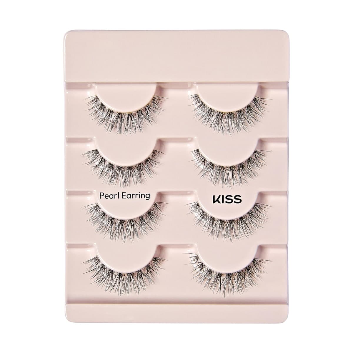 KISS The New Natural False Eyelashes Multipack NNM01, Cruelty Free, Vegan, Contact Lens Friendly, Easy to Apply, Includes 4 Pairs of Reusable Strip Lashes thumbnail 4