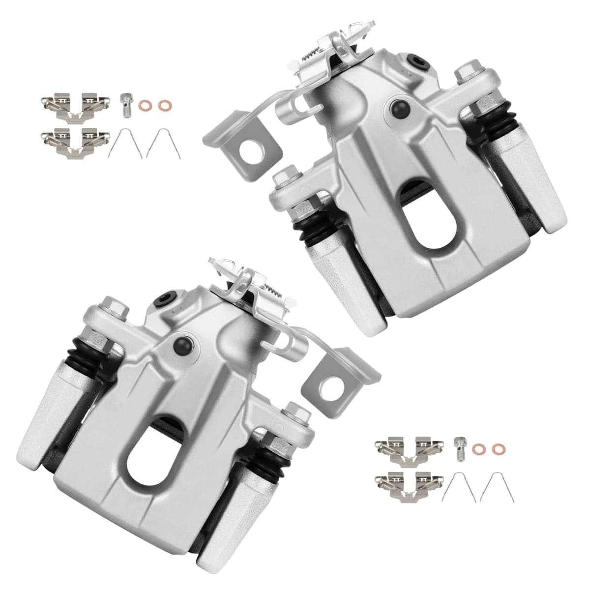 cciyu 19B6287 19B6286 Rear Left & Right Brake Calipers With Bracket For Toyota For Prius 2010-2015,For Toyota For Prius Plug-In 2012-2015 — image 1