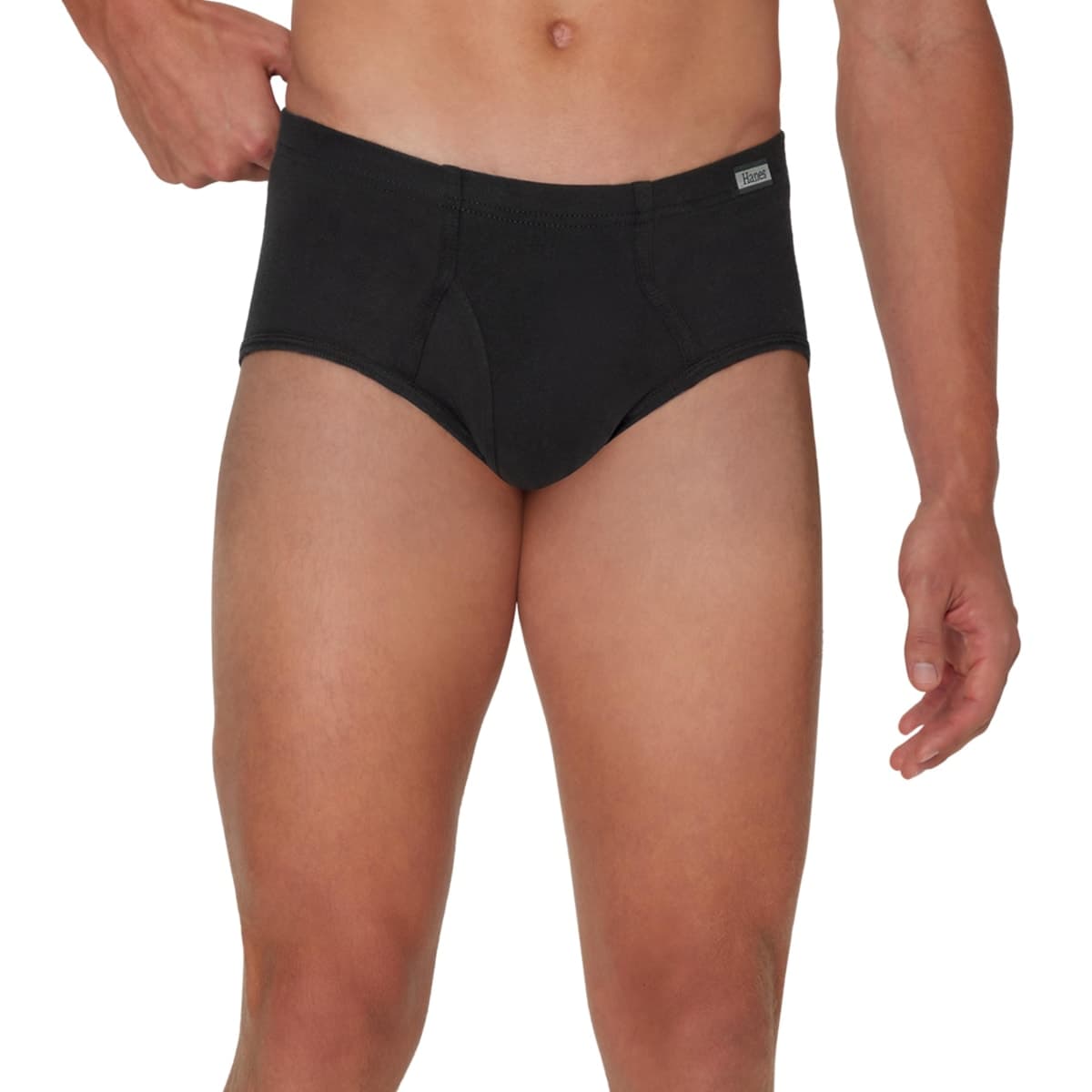Hanes Men's 6-Pack Tagless No Ride Up Briefs with ComfortSoft Waistband, Assorted, Small thumbnail 2