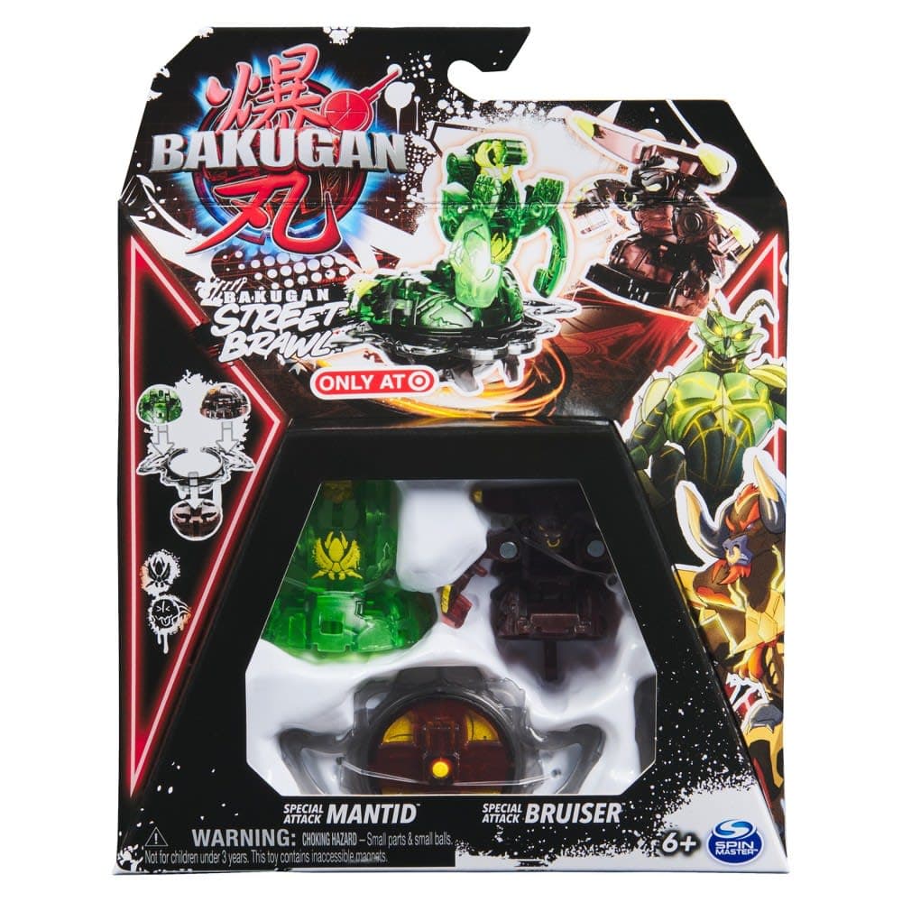 Bakugan Street Brawl Special Attack Mantid & Bruiser Figure 2-Pack thumbnail 2