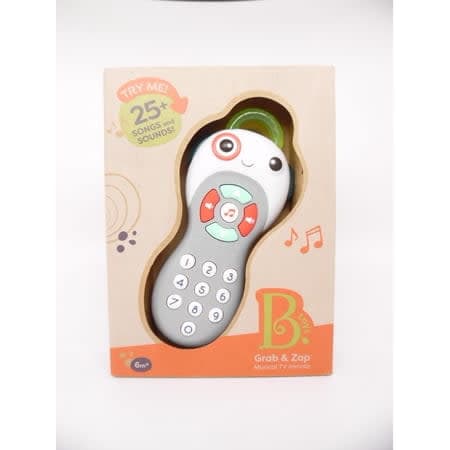 B. toys - Musical Toy TV Remote - Grab & Zap: Pretend Play Electronics for Music Education thumbnail 2