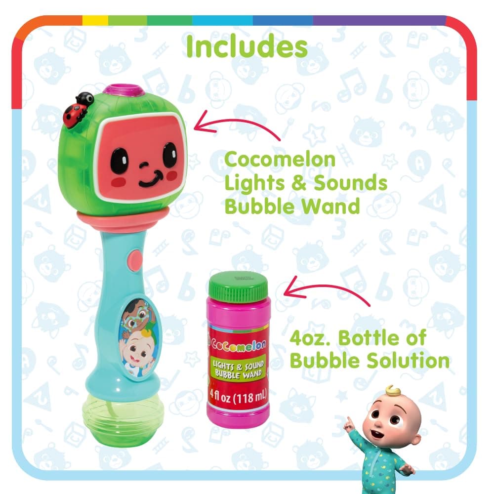 Cocomelon Lights and Sounds Bubble Wand thumbnail 2