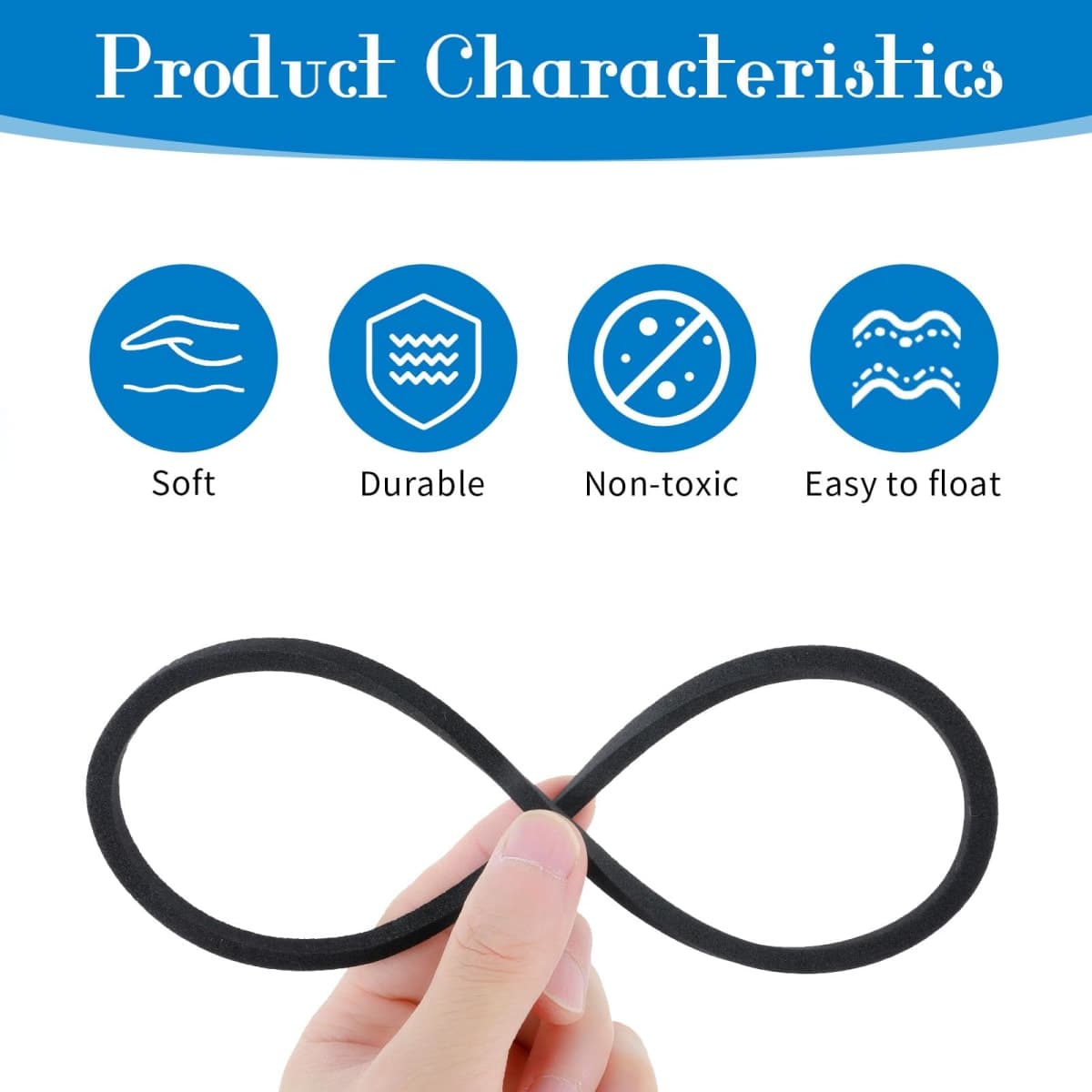 5Pcs Fish Feeding Ring, 5 Sizes Aquarium Floating Plant Corral/Feeding Ring for Fish Tank, Round EVA Aquarium Feeding Rings Filter Out Floating Plants Feeder Accessories (Black) thumbnail 3