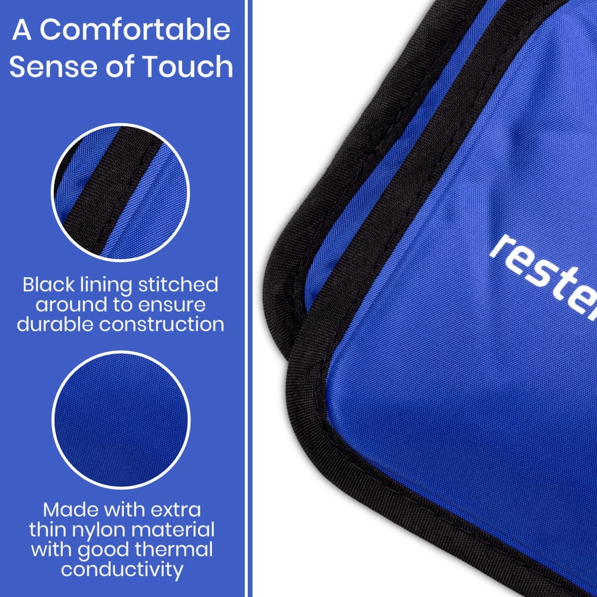 Rester's Choice Ice Pack for Injuries Reusable - (Standard Large: 11x14.5") for Hip, Shoulder, Knee, Back - Hot & Cold Compress for Swelling, Bruises, Surgery - Heat & Cold Therapy thumbnail 2