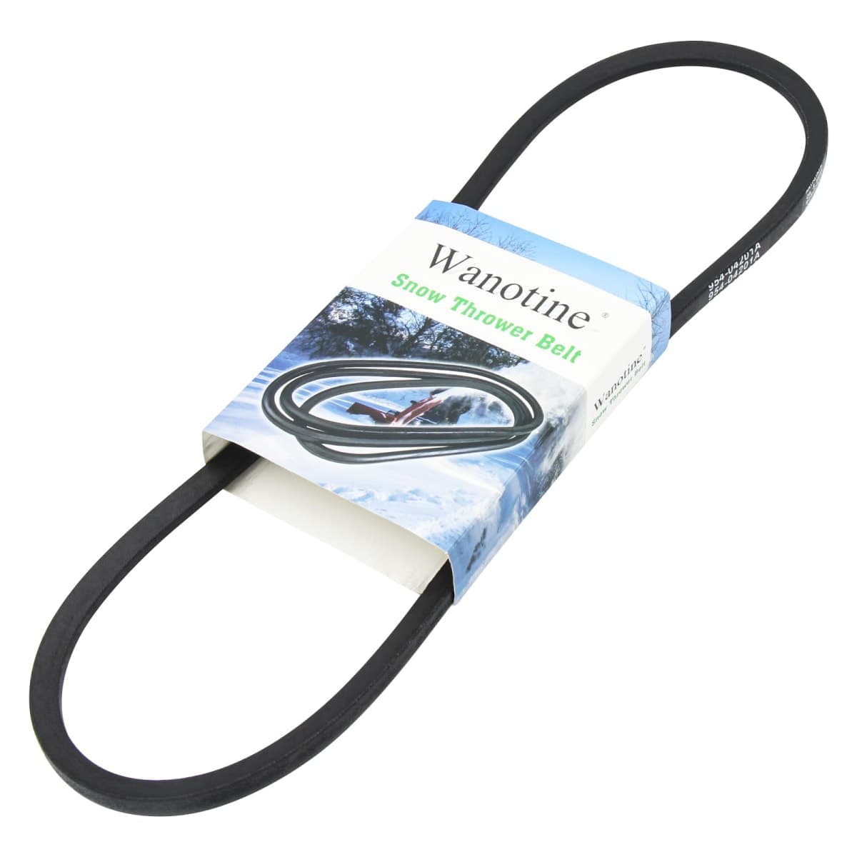 Wanotine Snow Blower Drive Belt 954-04201A Replaces MTD, Cub Cadet, Troy-Bilt, Craftsman, Yard Machines 954-04201, 754-04201, 754-04201A Snow Thrower Drive Belt (3/8" x 36") — image 1