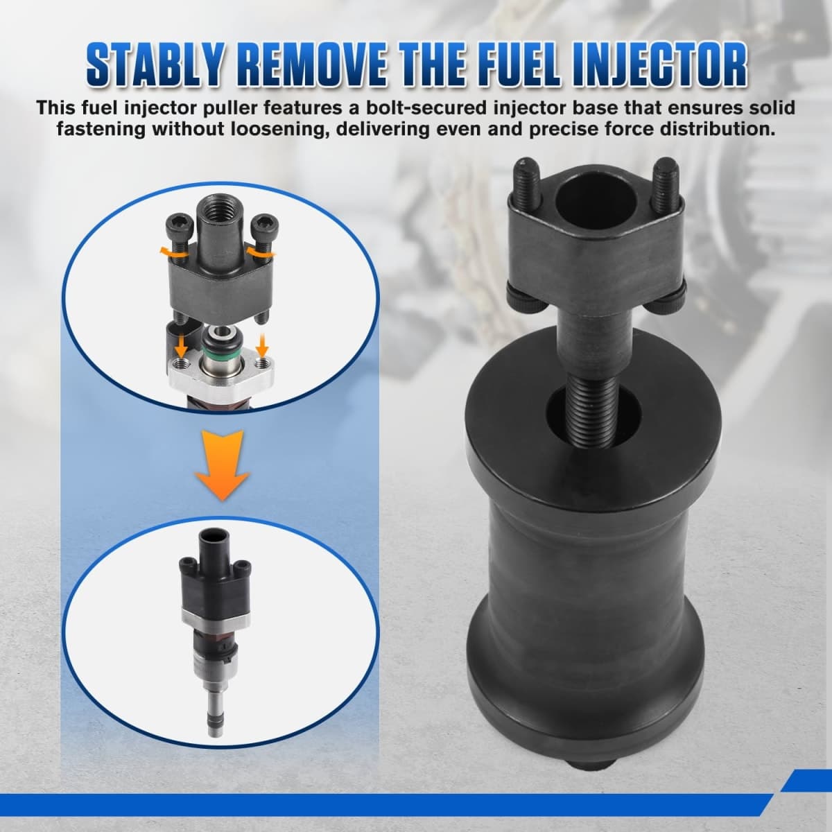RALBIL Fuel Injector Puller and Remover Tool, High Efficiency Fuel Injector Removal Tool Compatible with MG ZS & Vauxhall/Opel 1.0L 1.4L 1.5L Gasoline Engines thumbnail 4