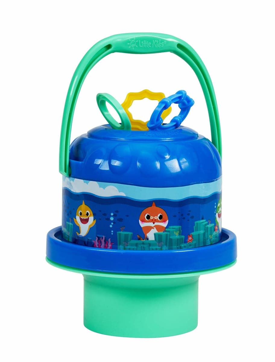 Little Kids Nickeoldeon No-Spill Baby Shark Bubble Bucket; Includes 4oz Solution thumbnail 2
