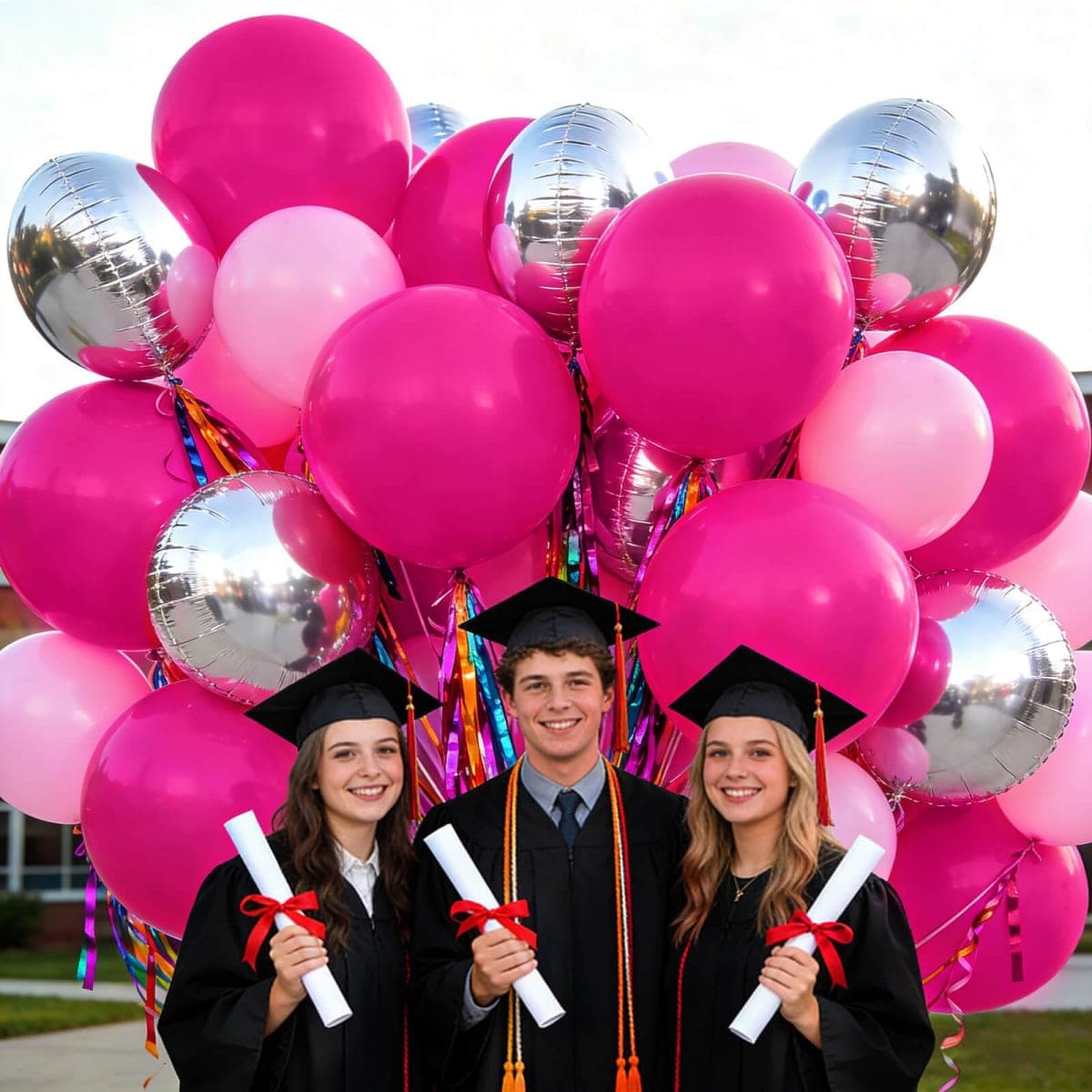 32pcs 18 Inch Big Balloons… (rose red) thumbnail 4
