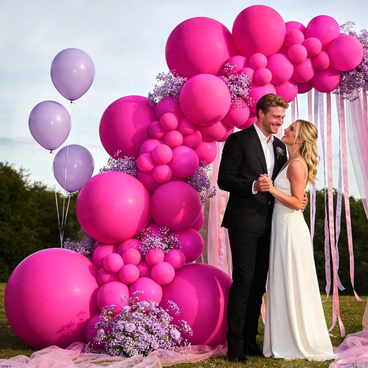 32pcs 18 Inch Big Balloons… (rose red) thumbnail 5
