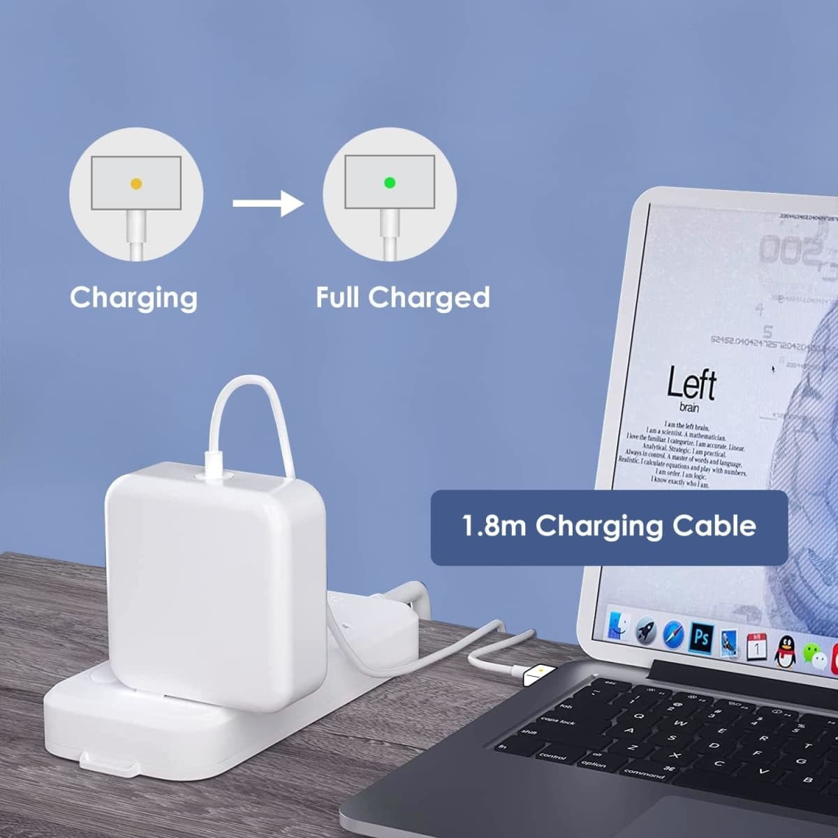 Mac Book Air Charger, 45W Magnetic Mag2 T-Tip Laptop Charger Suitable for Mac Book Air 11 inch and 13 inch After Mid 2012(Applicable to 2012-2017) thumbnail 3