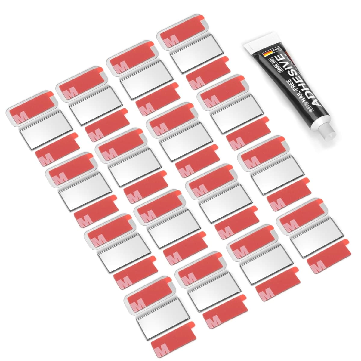 ToniTrui Cabinet Door Magnetic Catch, 16 Pack 0.08in Cabinet Door Magnets for Wardrobe Closet Shutter Drawer Cabinet Closure — image 1