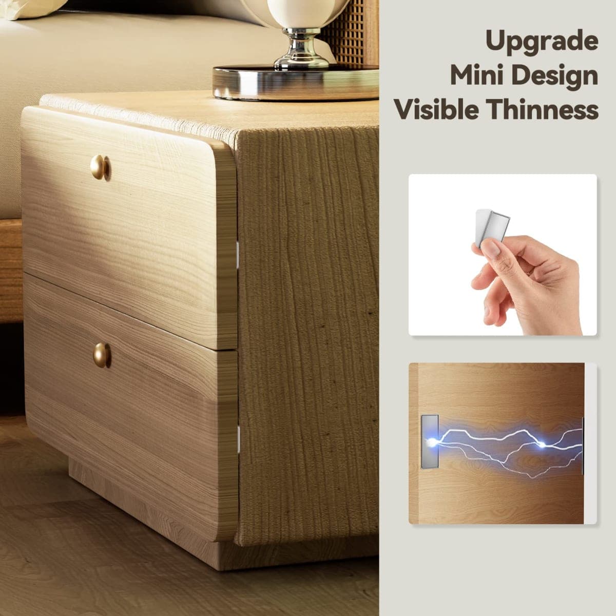 ToniTrui Cabinet Door Magnetic Catch, 16 Pack 0.08in Cabinet Door Magnets for Wardrobe Closet Shutter Drawer Cabinet Closure thumbnail 2