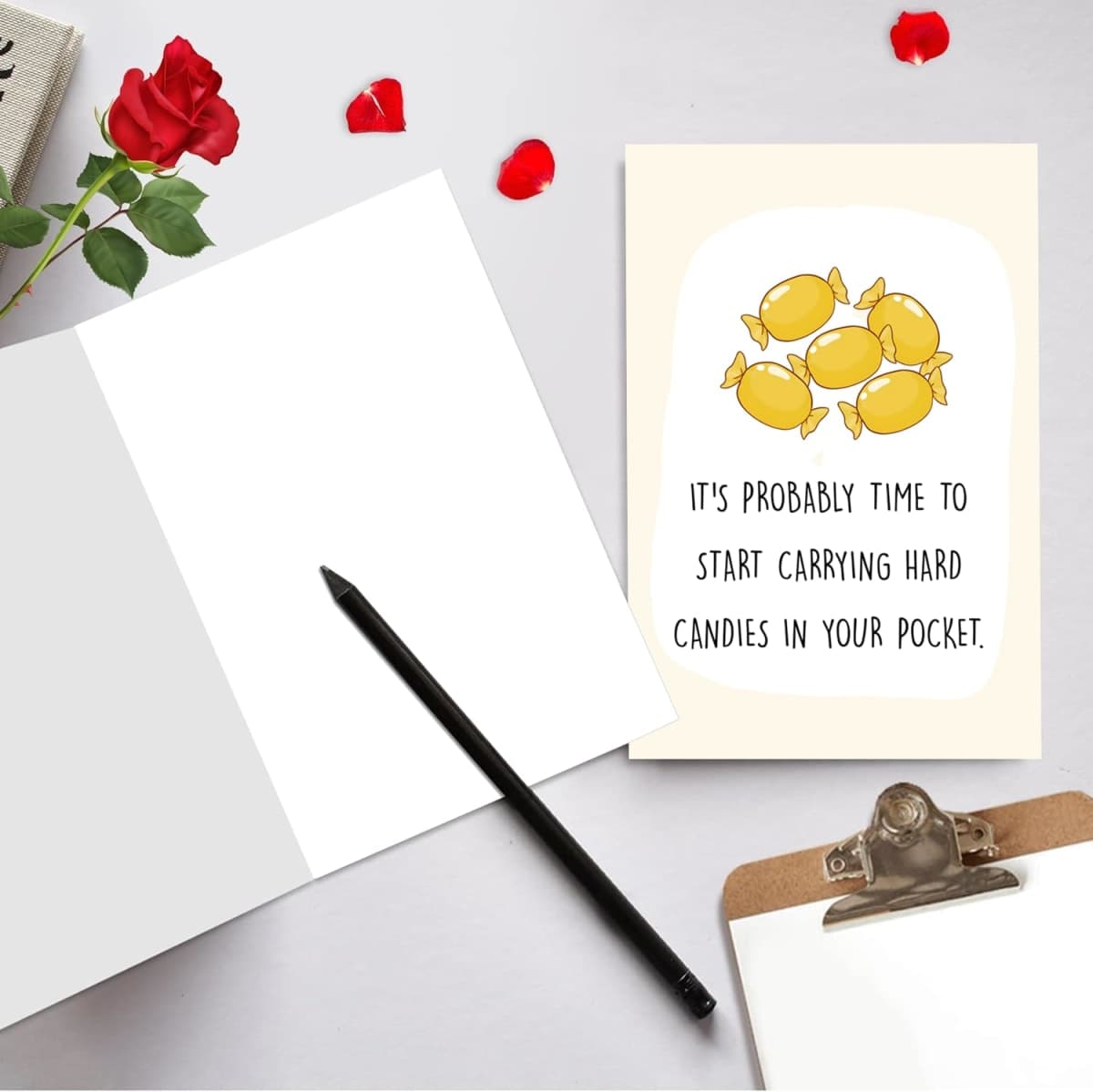 Funny Red Wine Birthday Card for Woman Her, Red Wine Lover Gifts for Friend Sister Daughter Girlfriend Wife, Great Bday card for Mom, Aunt, Coworker, candle wine card,This Just Seems More You thumbnail 3