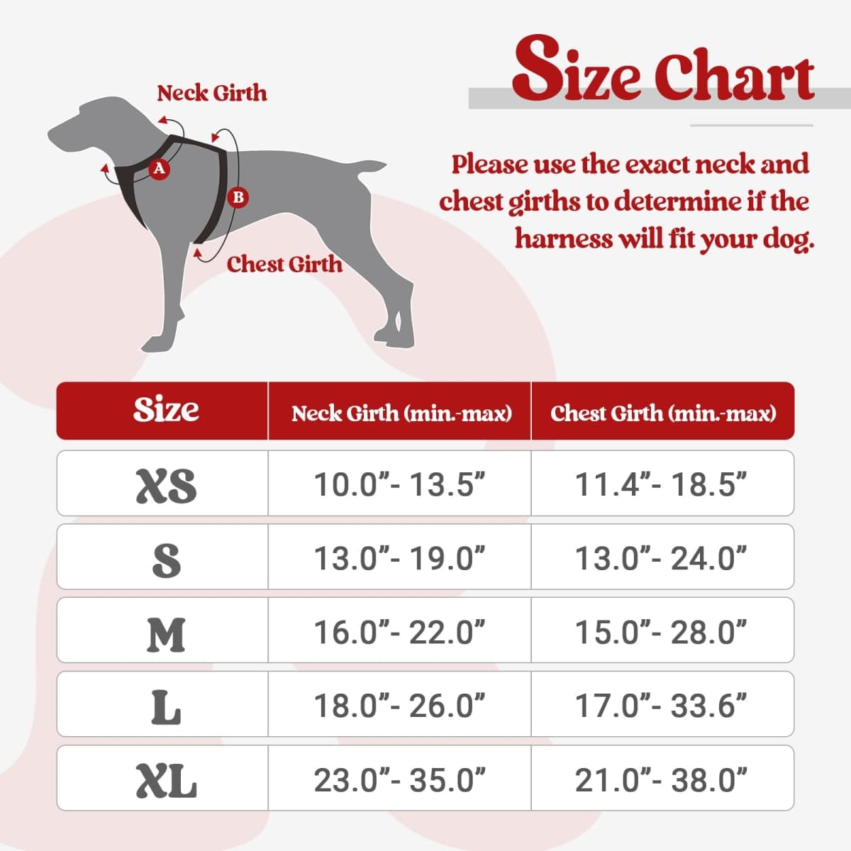 rabbitgoo Dog Harness, No-Pull Pet Harness with 2 Leash Clips, Adjustable Soft Padded Vest, Reflective No-Choke Pet Oxford Vest with Easy Control Handle for Small Dogs, Red Plaid, S thumbnail 2